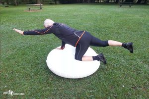 Gainage sur Waffball