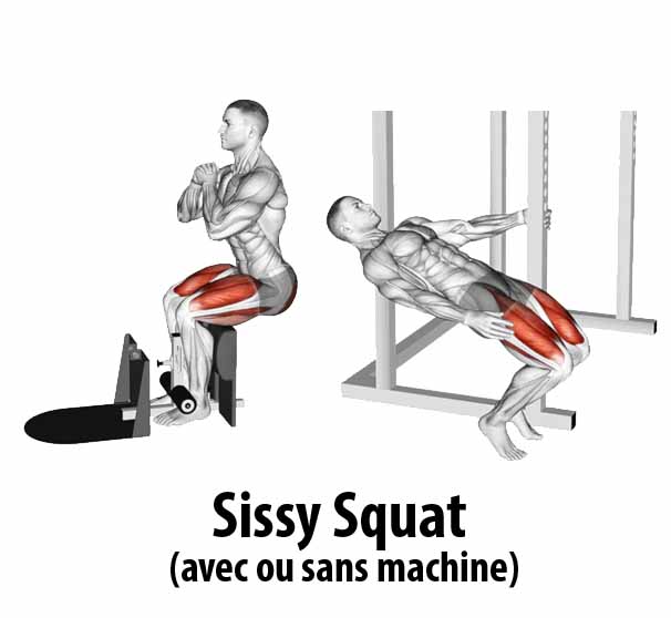 sissy squat renforcement quadriceps lyoncoaching coach sportif lyon